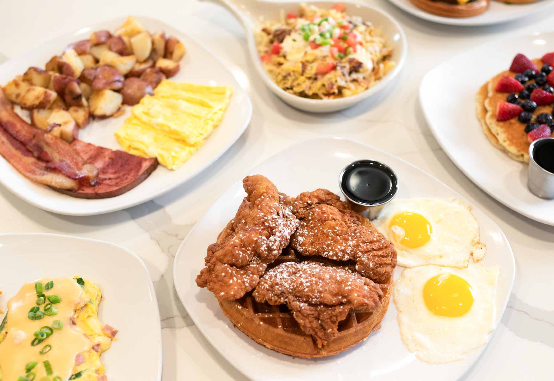 Breakfast and Lunch Plates at Jimmy's Egg.